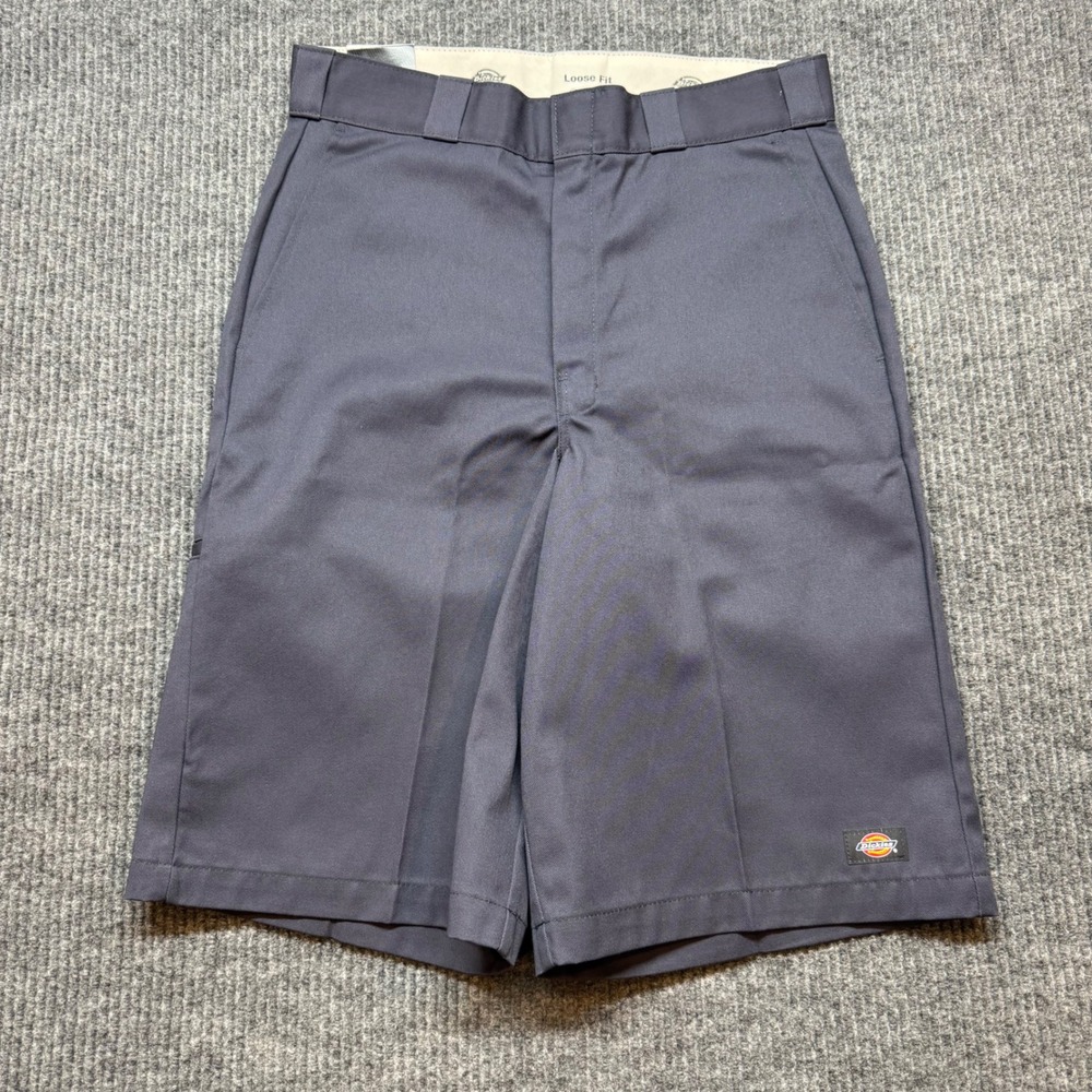Dickies Mens 32 Charcoal Gray Loose Fit Twill Work Shorts 13 Inseam Utility